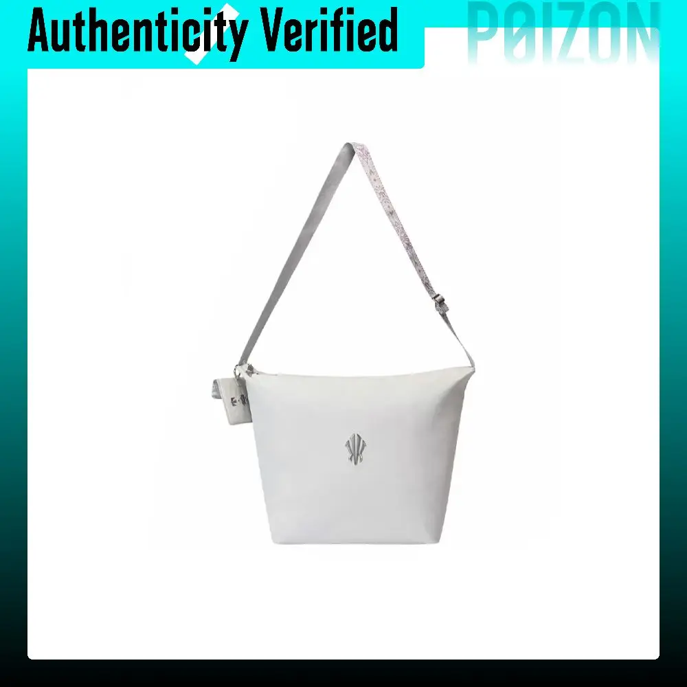 ANTA Basketball Collection Crossbody Bags White Mist Gray (Charm Included) 192631141-2