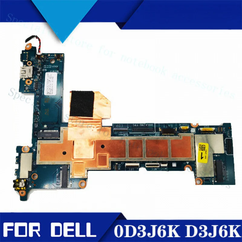 

A+0D3J6K для материнской платы Dell Latitude 5175, процессор M5, 4 ГБ ОЗУ, основная плата D3J6K