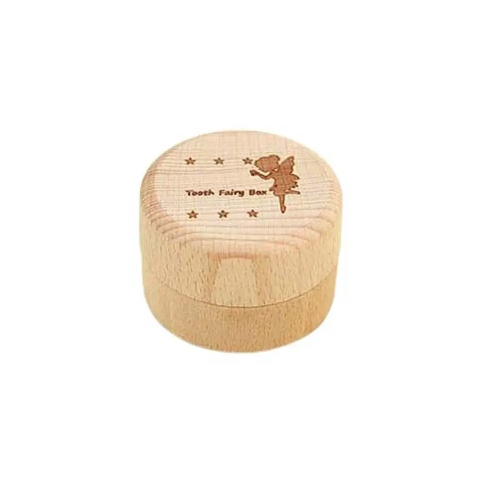 Wooden Wood Baby Tooth Box Primary Teeth Baby Teeth Save Tooth Fairy Box Tooth Box Keepsake Box