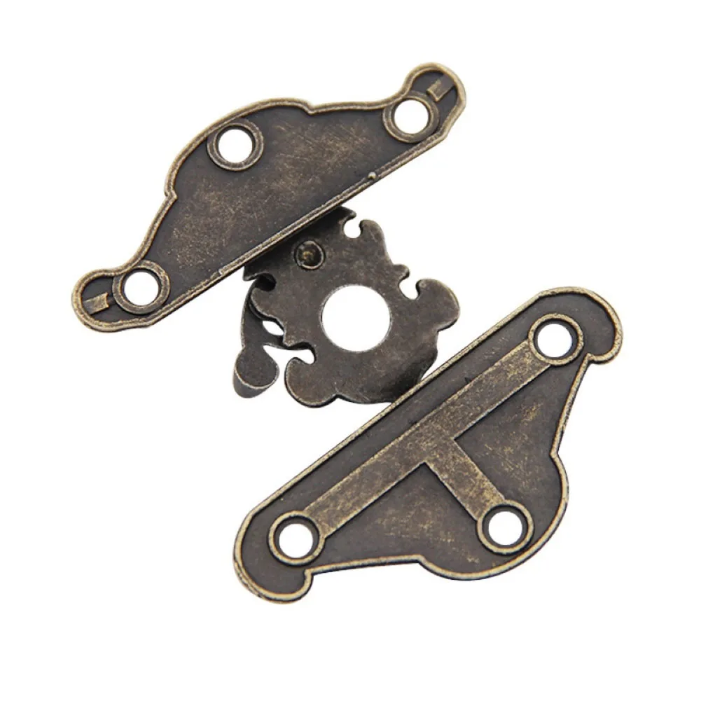 Lock Catch Latch Hasp Mini Retro Toolbox Various Sizes Vintage For Wooden Jewelry Boxes Lock Notebook Zinc Alloy