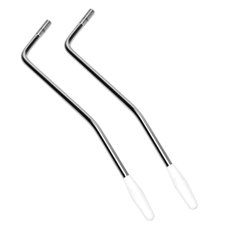 

2pcs Electric Guitar Tremolo Arm Whammy Bridge Bar Single Vibrato Rocker Single Tremolo Arm with Tip Guitar Accessory