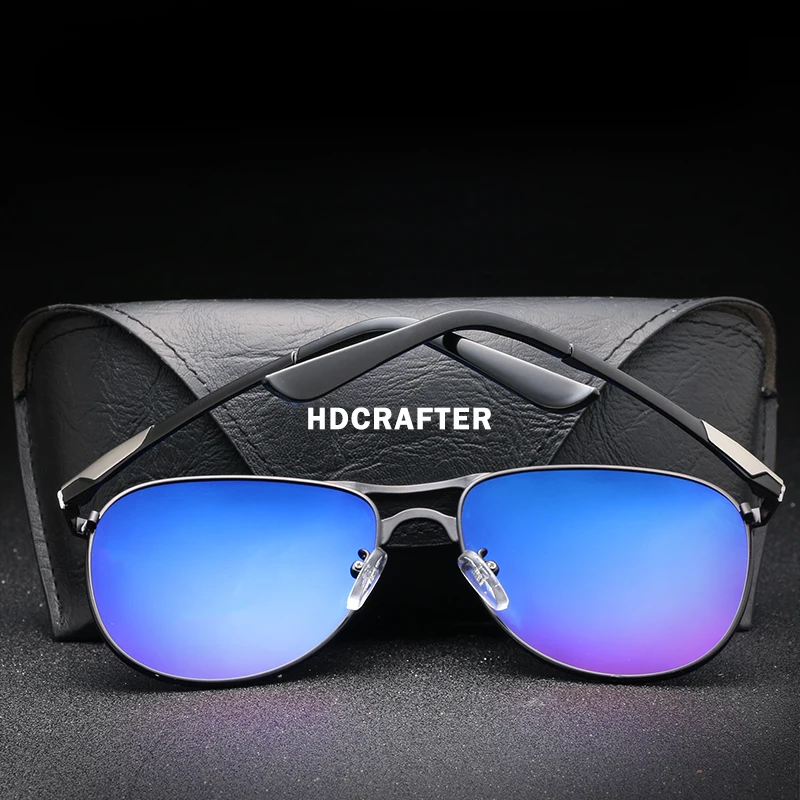 HDCRAFTER Brand Designer Polarized Sunglasses Man Cool Sun Glasses Men UV400 Protection Goggle Eyewear Accessories For Men