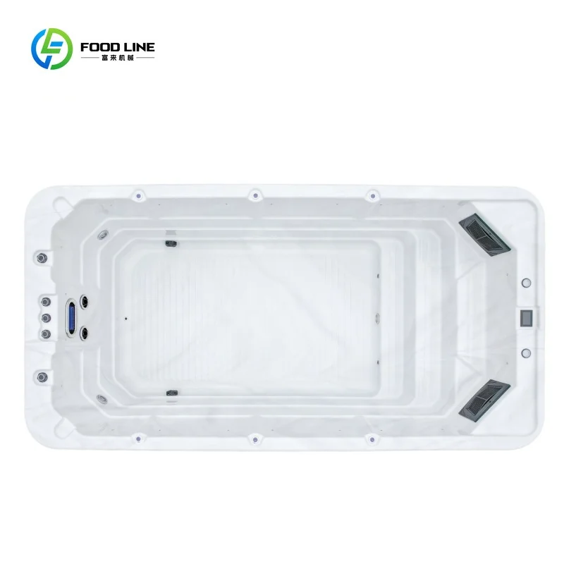 Embedded Endless Swim Spa Pool Energy-efficient Pool Spa Hot Tubs Direct Whirlpool Spa Jacuzzii Big Pools Swimming Outdoor