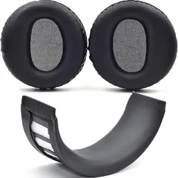 Comfortable Earpads Mesh Fabric Memory Foam Ear Cups Breathable Repair Parts Headband Pad for Sony/PS3/PS4/CECHYA-0080