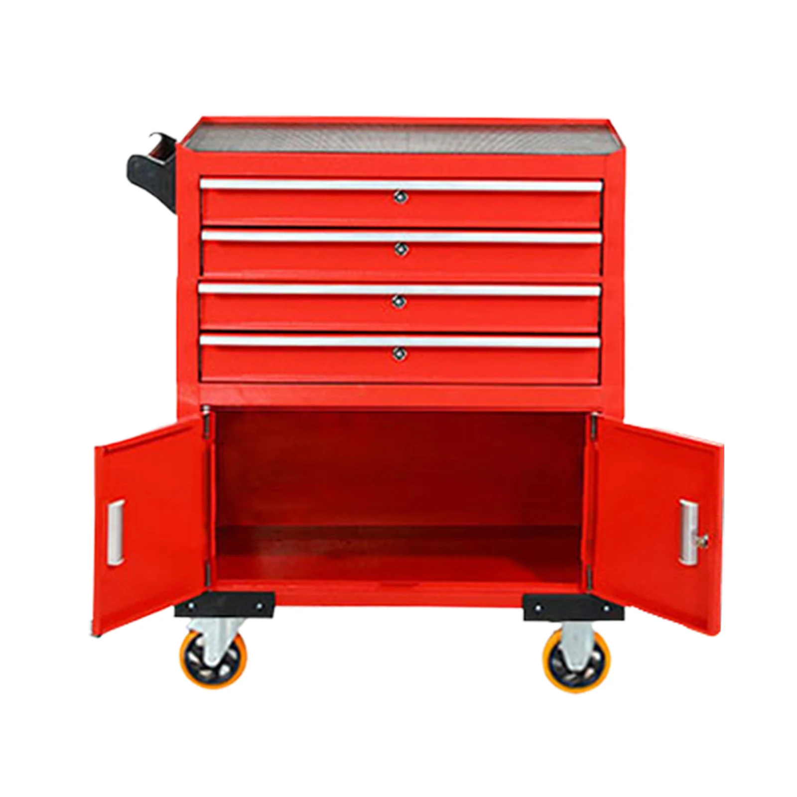 Rolling Tool Cart with 4 Drawer Tool Box,440 LBS Capacity Tool Chest with Wheels,Tool Storage Organizer Cabinets for Garage,