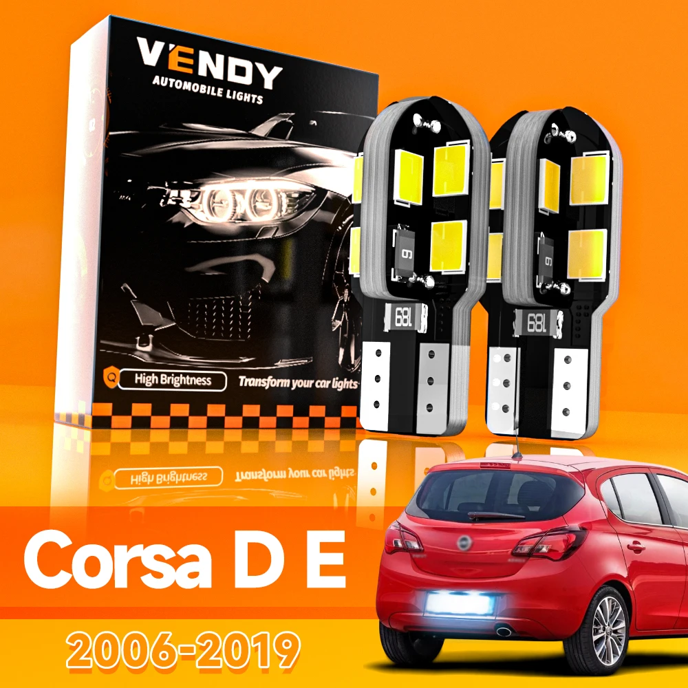 

2pcs For Opel Corsa D E 2006-2019 LED License Plate Light 2009 2010 2011 2012 2013 2014 2015 2016 2017 2018 Canbus Accessories