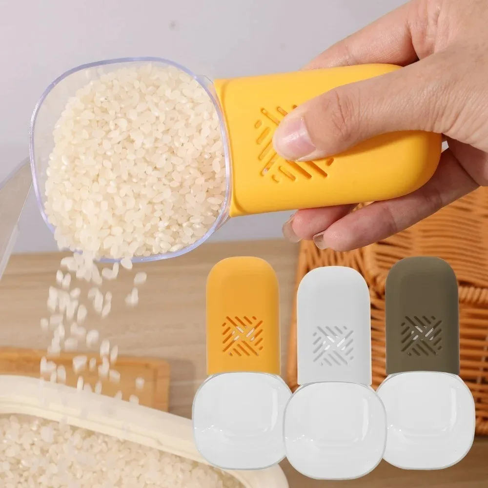 Moisture-proof And Insect-resistant With Graduated Rice Scoop Measuring Spoon Grocery  for Powder Soybean Cats Dogs Household