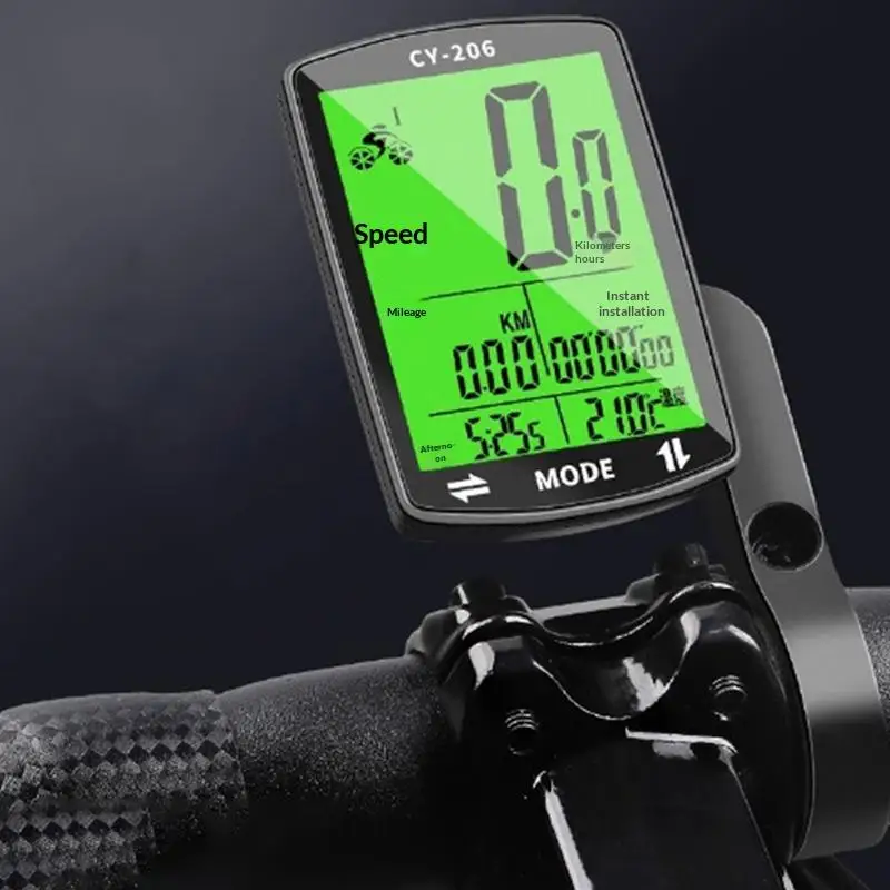 NestPicksGPS Bike Speedometer Bicycle Computer GPS Speedometer Waterproof 2.4 Inch Bike Odometer