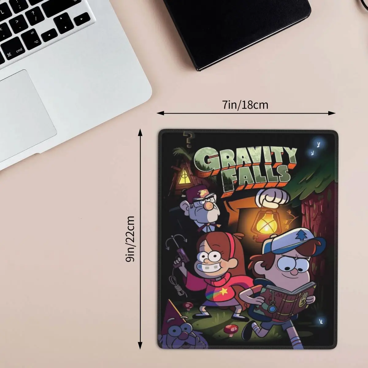 Gravitys Falls Mouse Pad Computer Keyboard Mouse Mat Gaming PC Laptop Desk Mat Office Accessories