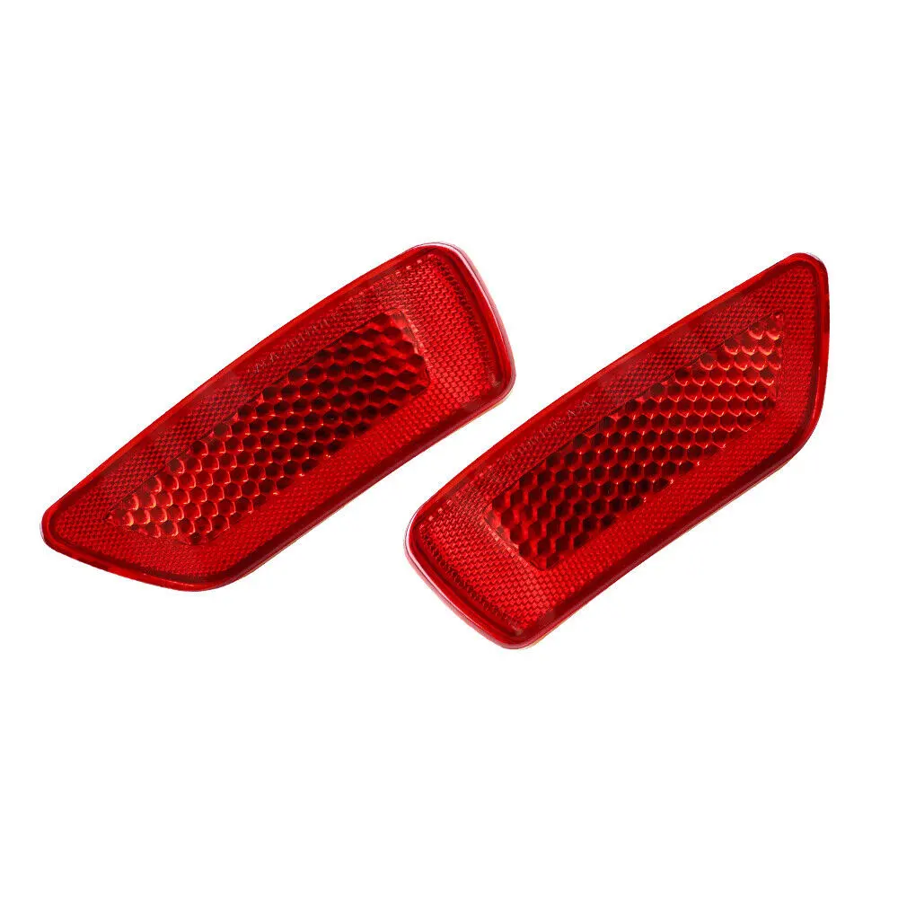 Rear Bumper Reflector Lights for Jeep Grand Cherokee Compass 2011-2018 Red L+R