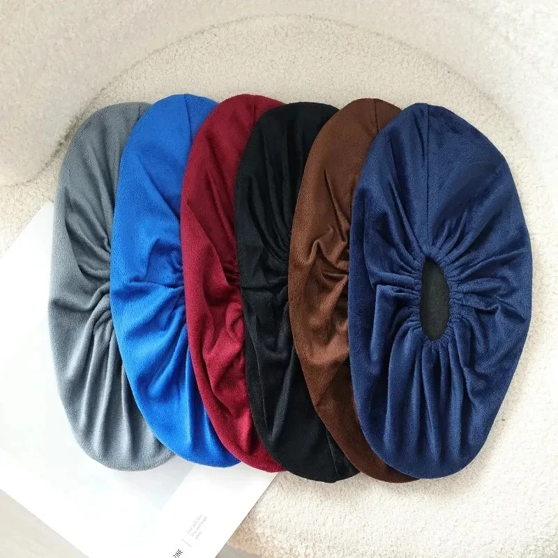 1/5pcs Reusable Shoe Covers Flannel Non-slip Shoes Cover Home Travel Environment Floor Anti Fouling Dust Covers Slippers Suits