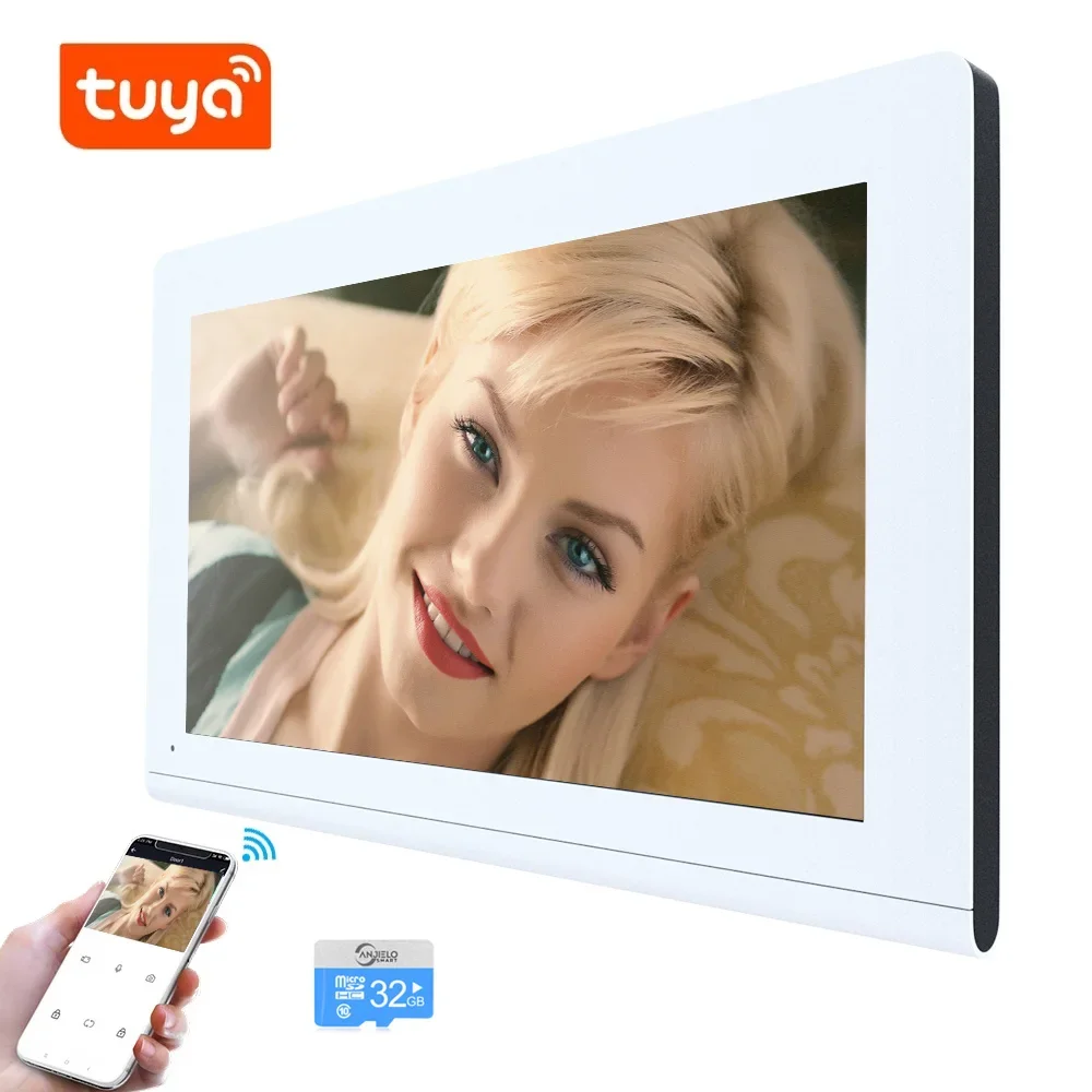 Tuya Wifi Smart Video Intercom System Interphone Security Doorbell Multiple 10-inch Screens Weatherproof For Home Apartment