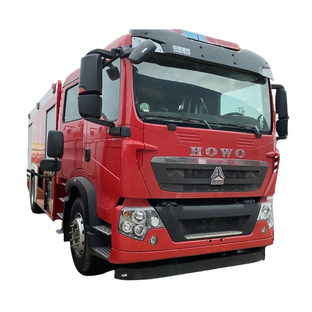 Best Service China Brand HOWO 8cbm Foam Fire Truck Water and Foam Fire Rescue Fighting Truck Foam Fire Truck