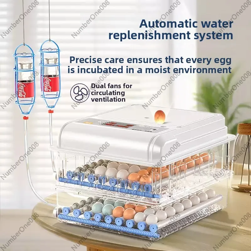 Fully Automatic Egg Incubators Smart Home Rutin Chicken Breeding Incubators Modern Multi-functional Household Eggs Incubators
