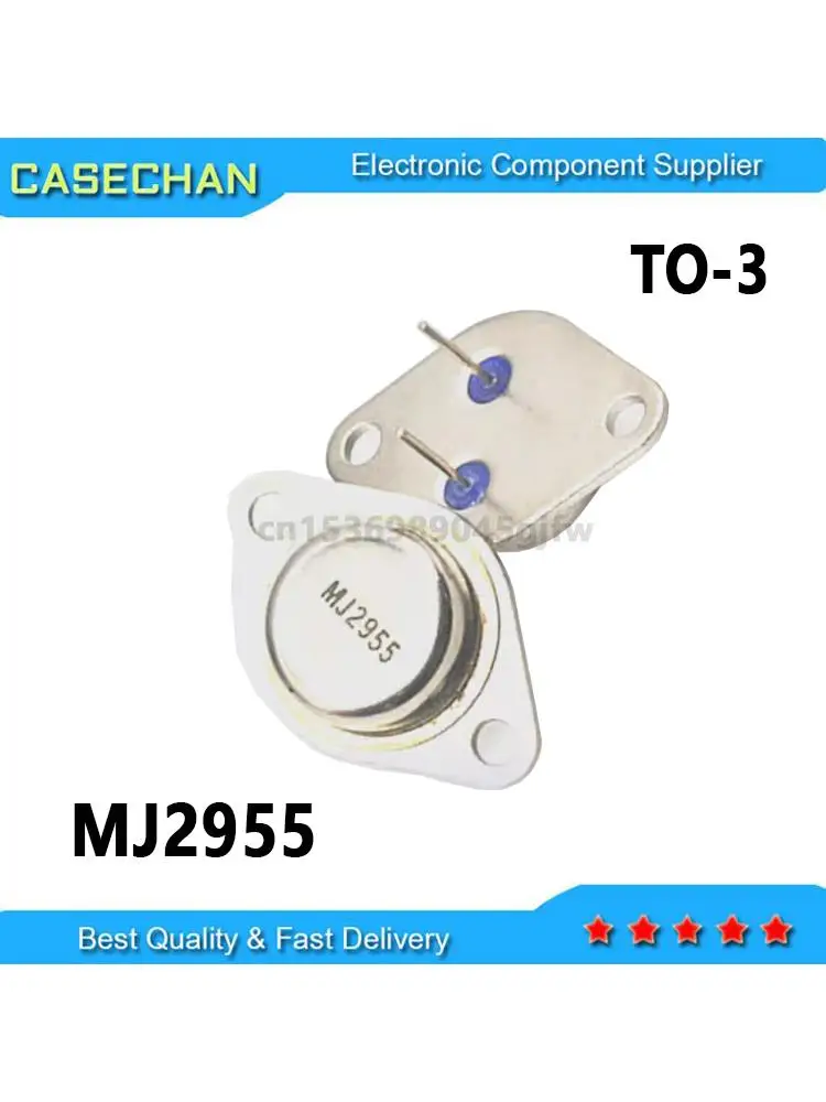 5 pièces neuves et originales TO-3 MJ2955 J2955 2955