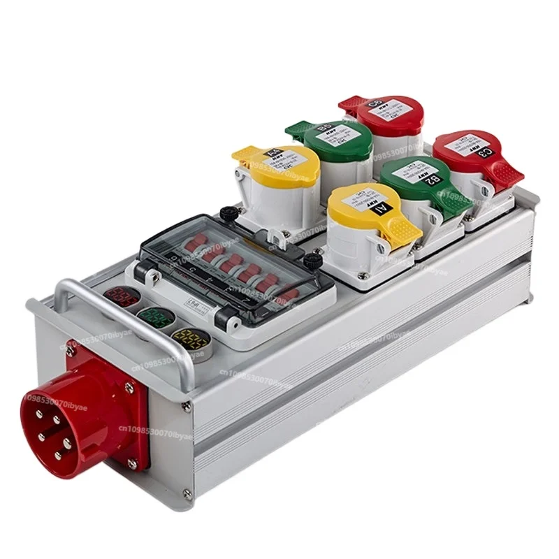 

32A Into The 6-way Small Electric Box 16A Socket Lighting Large Screen Led Wiring Junction Box Stage Celebration Power Strip