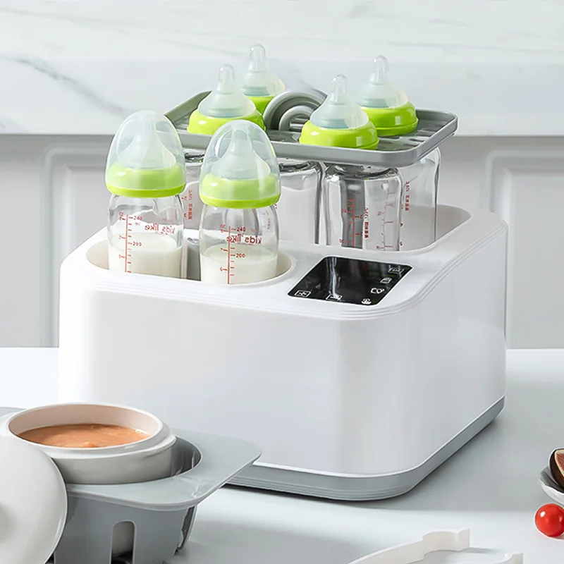 New Bottle Steriliser Multifunctional Digital Plastic Baby Breast Feeding Bottle Warmer Large Capacity Steam Sterilizers