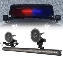 Led Warning Lights 48LED Police Emergency Strobe Light Bar Front Flash Traffic Advisor Vehicle Truck Cop Strobe Flashing Light