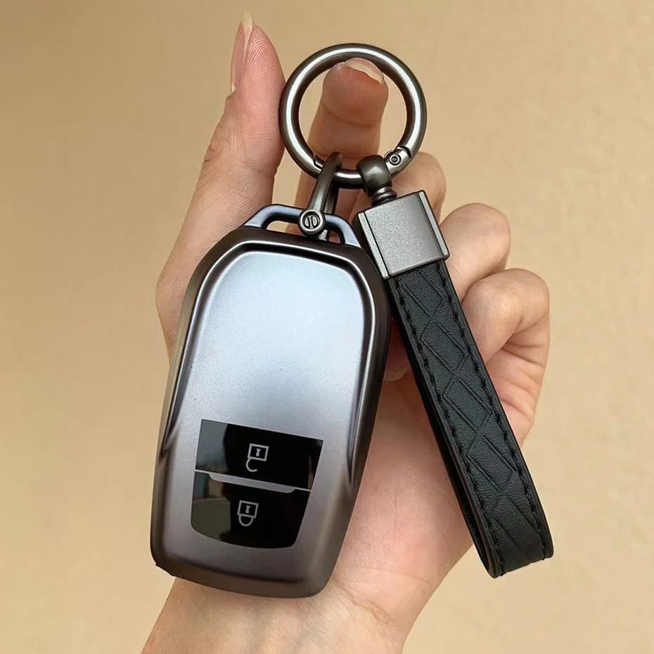 TPU Auto Schlüssel Fall Abdeckung Shell Fob Für Toyota CHR Hilux Fortuner Land Cruiser 200 Camry Corolla Crown RAV4 Highland Schlüssel Kette – Detail 4