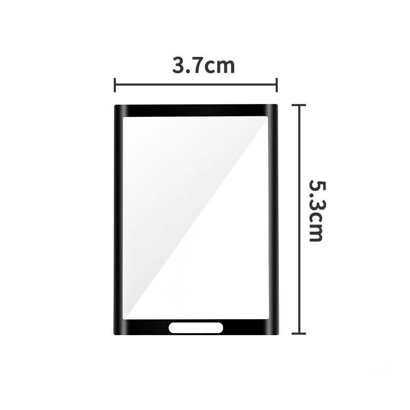 Best-For Insta360x3 Tempered Glass Film HD Screen Protector 2PCS Curved Protective Film Protectors Accessories