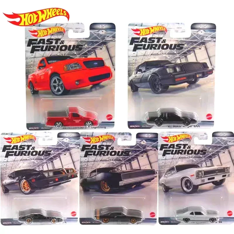 Hot Wheels-coche Original Premium Fast & Furious para niños, Carro 1:64, fundición a presión, entretenimiento, cultura, Ford Pontiac, Chevrolet,