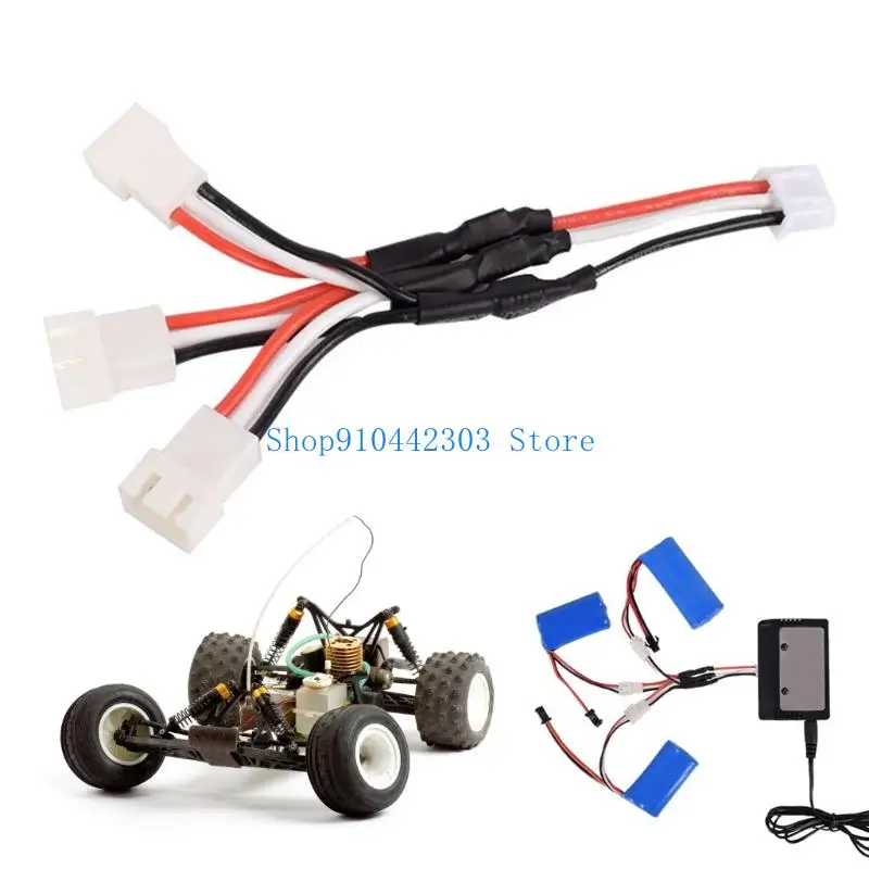 652F 3S 3Pin Male To Female Cable 13.50cm 24AWG Gold Plate Plugs For Remote 18650 Battery Model Making