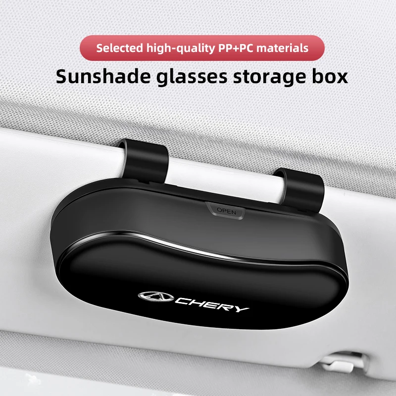 Caixa de Armazenamento Multifuncional para Óculos Fashion para Chery Tiggo 7 Pro 8 4 5 3 2 T11 5X Amulet Fora QQ IQ Fulwin Arrizo 5