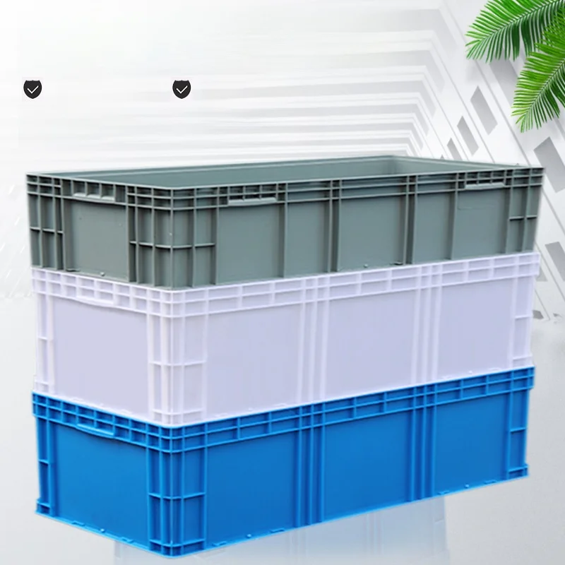 Oversized Plastic Turnover Box Rectangular Large Plastic Box Long Strip Fish Farming Turtle Pot Heightened Large Box Long Box...