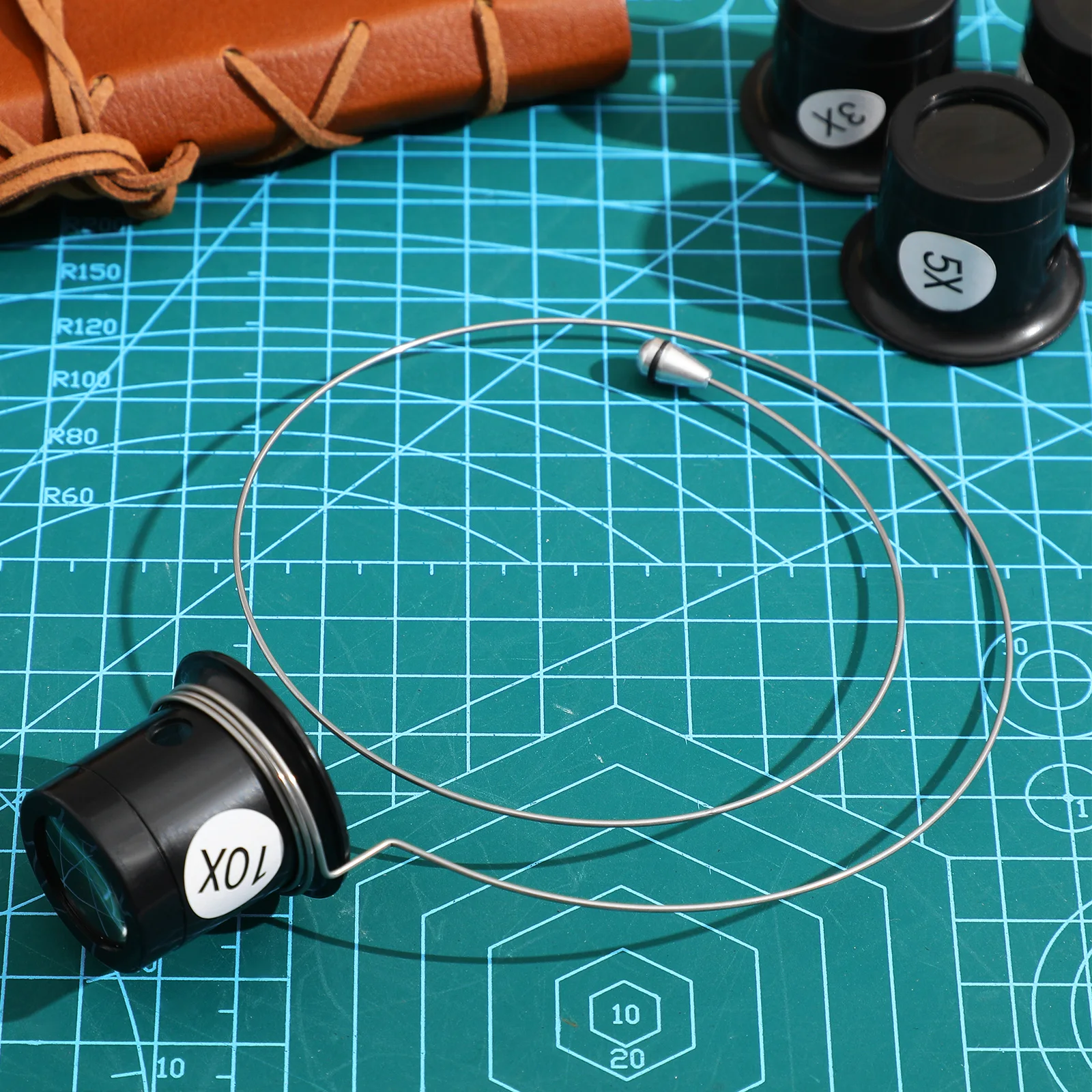 

1 Set Eye-Clamp Magnifying Glass For Watch Repair Jewelry Inspection Hands-Free Headband Loupe Tool Precision Craft Industrial