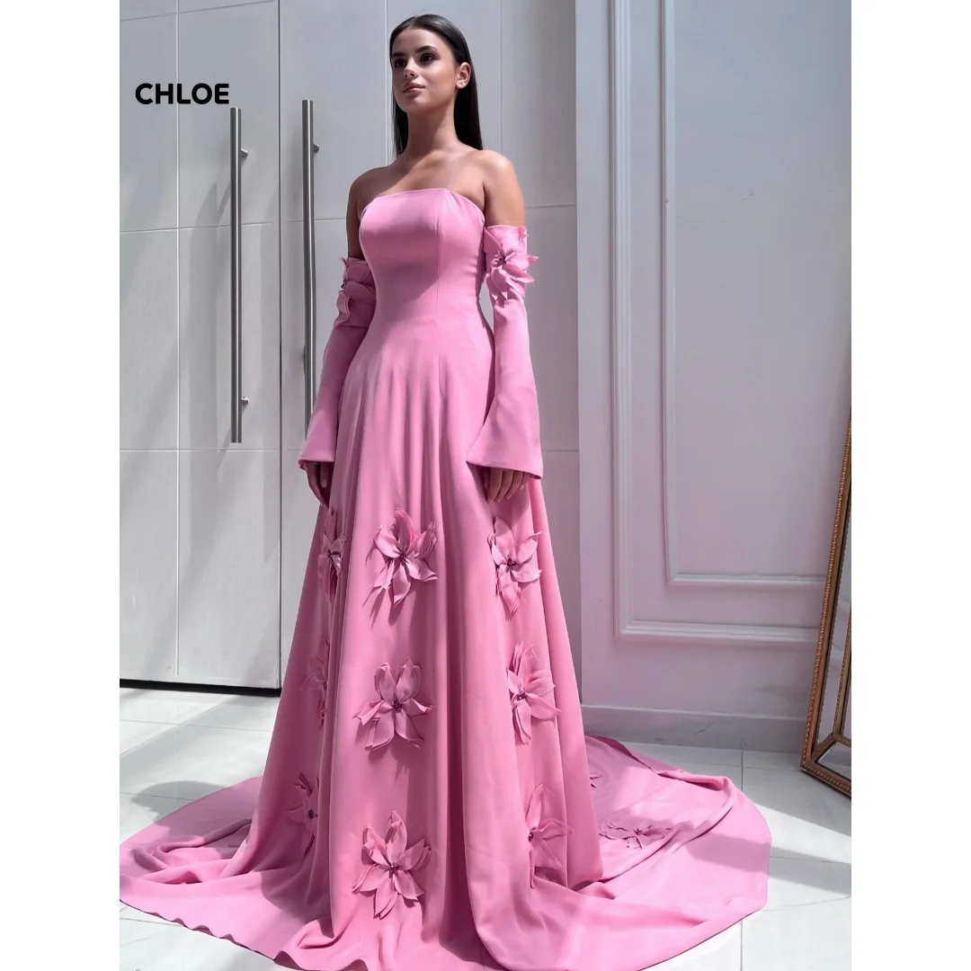 

Line A Bespoke Occasion Dresses for Special Occasions Custom Made Luxurious Evening Dresses 2025 Woman Luxury Off-shoulder Prom