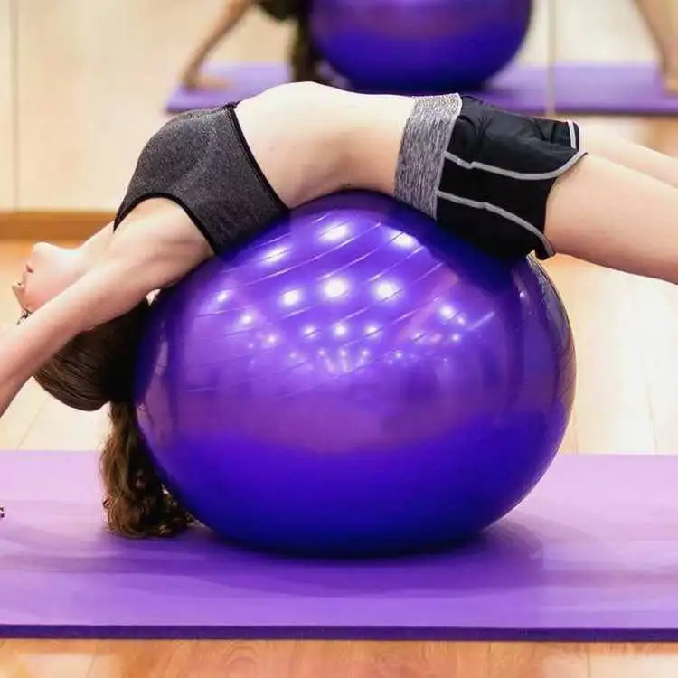 Yoga Ball 75cm Explosion-proof Gym Equipment for Pilates Bodybuilding Balance Training Rehabilitation Exercise Add-ons