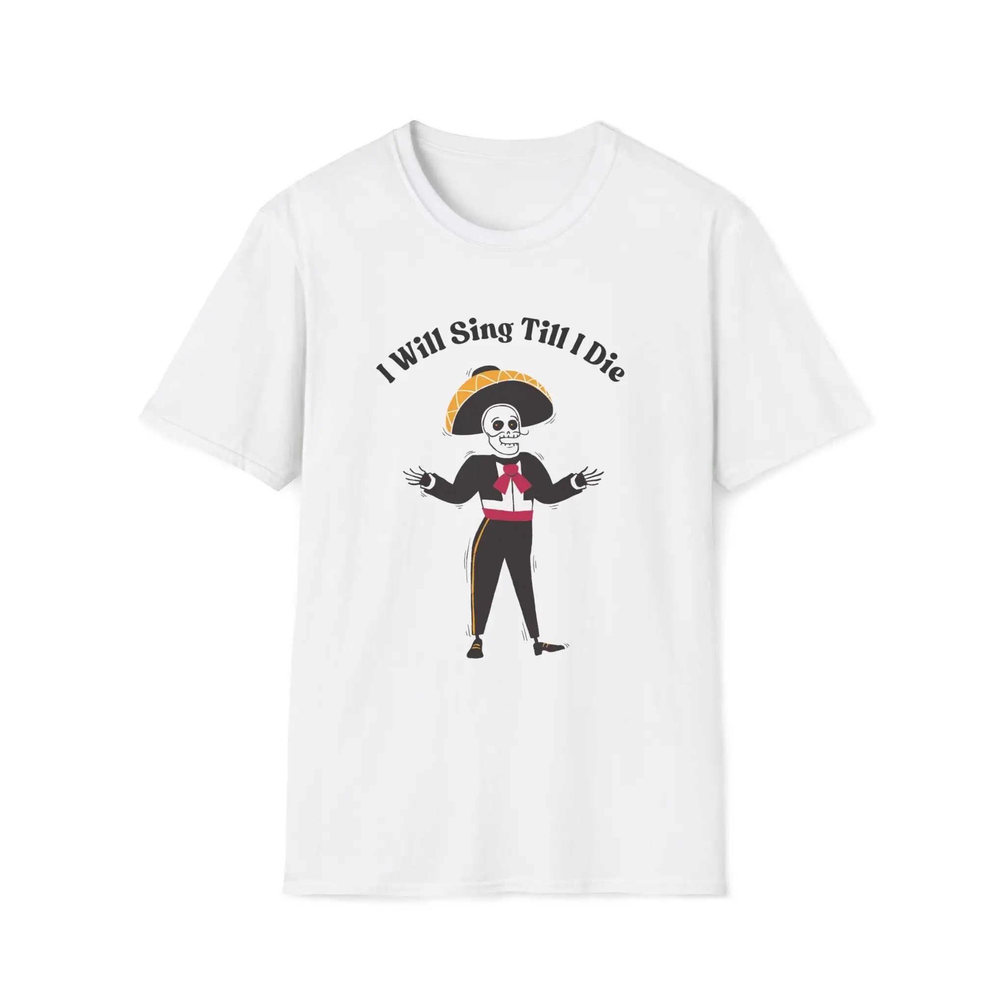 I Will Sing Till Die Singing T Shirt For Singer Vocalist Karaoke Opera Musician