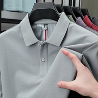 100% pure cotton high-end brand men's short sleeve polo shirt summer fashion hot selling golf breathable casual business T-shirt