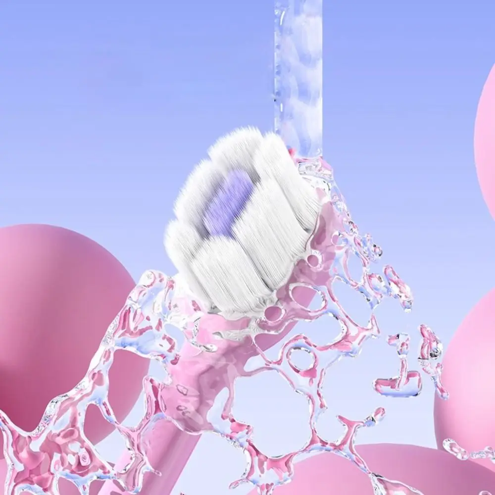 

Portable Plastic 's Toothbrus Lightweight Mini Soft Bristle Toothbrush Ice Cream Convenient Toothbrushes for 3-12 Years Old