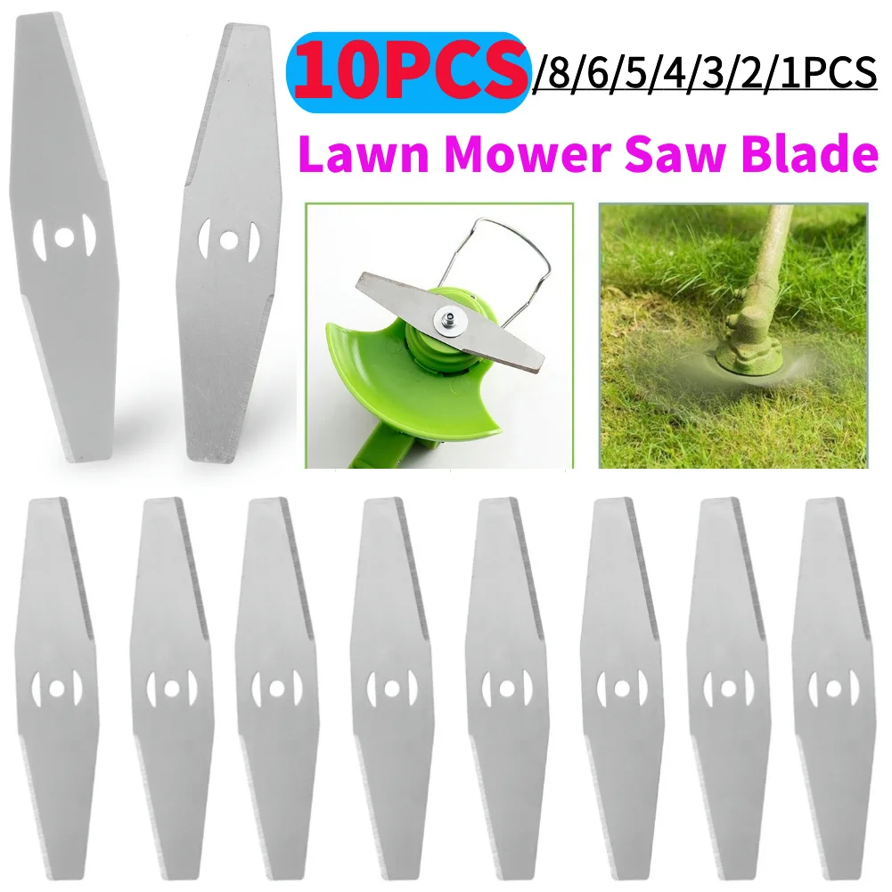 1-10Pcs Metal Grass Trimmer Head Blade Saw Blades Lawn Mower Blades Replacement Parts Garden Power Tools Lawn Mower Saw Blade