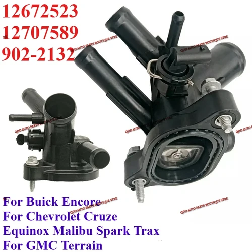 Imagen 2 del producto Conjunto del termostato de refrigeración del motor 12672523 12707589 12638710   Para Buick Encore Chevrolet Trax Equinox Malibu Spark GMC Terrain