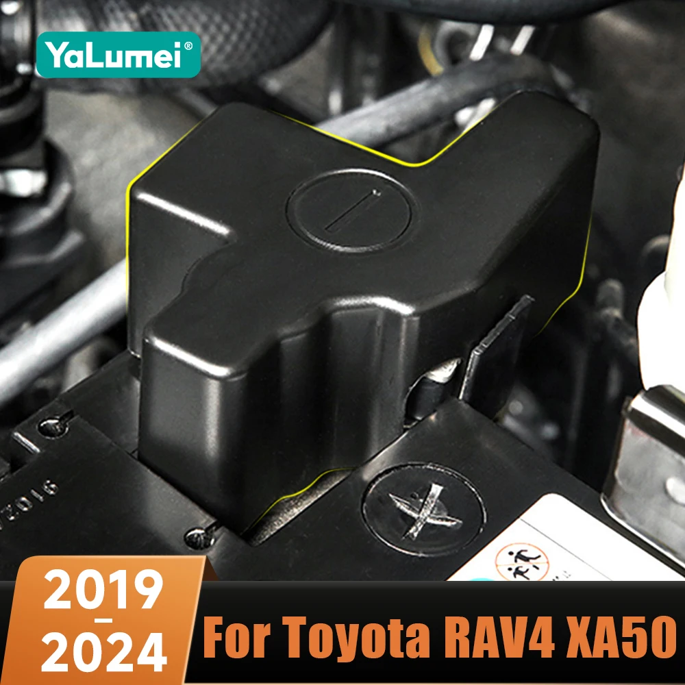 Auto Motor Batterie Anode Negative Elektrode Pol Pol Terminal Abdeckung Für Toyota RAV4 XA50 2019 2020 2021 2022 2023 2024 Hybrid