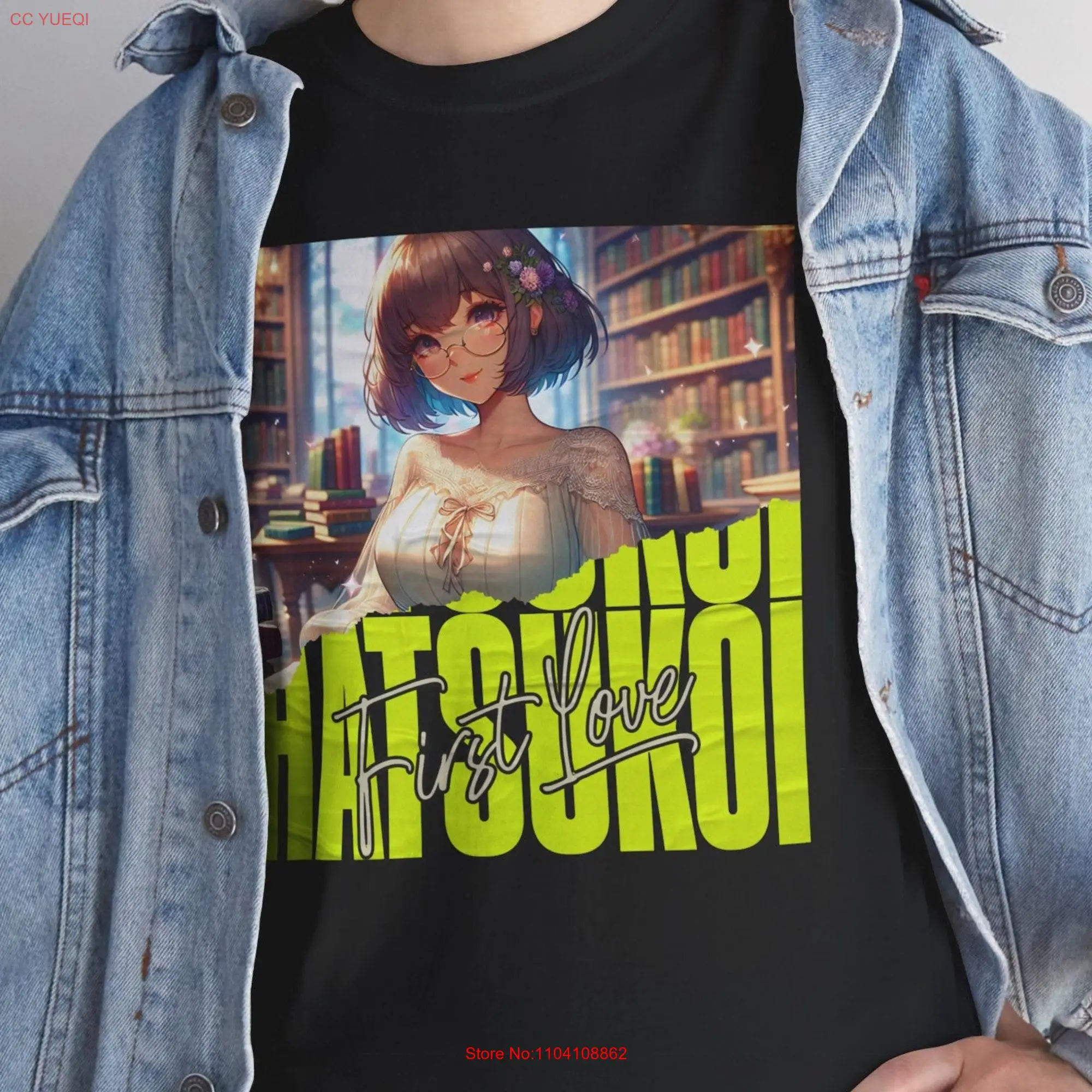 Hatsukoi First Love in the Library Visual Novel ADV Game T shirt unisex long or short sleeves