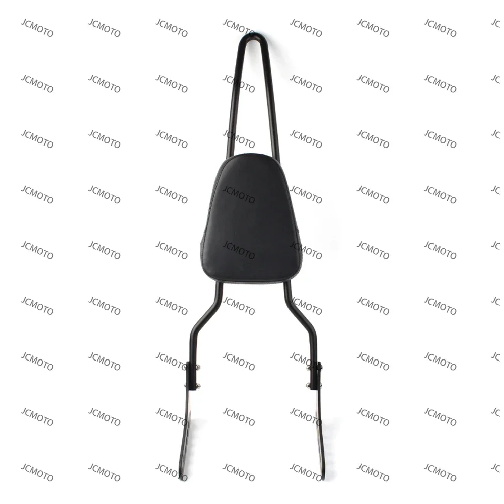 

Black For Harley Davidson Softail FLDE FLHC FLSL FXBB Street Bob 2018 2019 2020 Motorbike Rear Sissy Bars Backrest w/ Pad