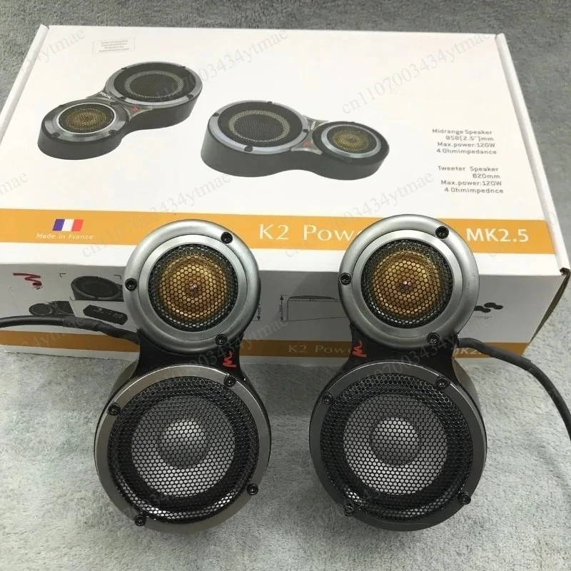 3 Inch 3-Way Mid High Frequency Car Speaker Non-Inverted A-Pillar Mount Midrange Tweeter For Car Audio System