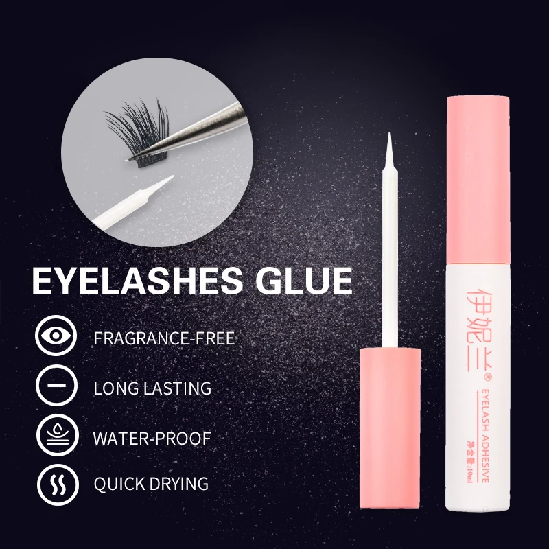 Lash Glue Transparent DIY Cluster Lashes Glue False Eyelash Extension Supplies Adhesive Long-lasting Waterproof Lash Lift Glue