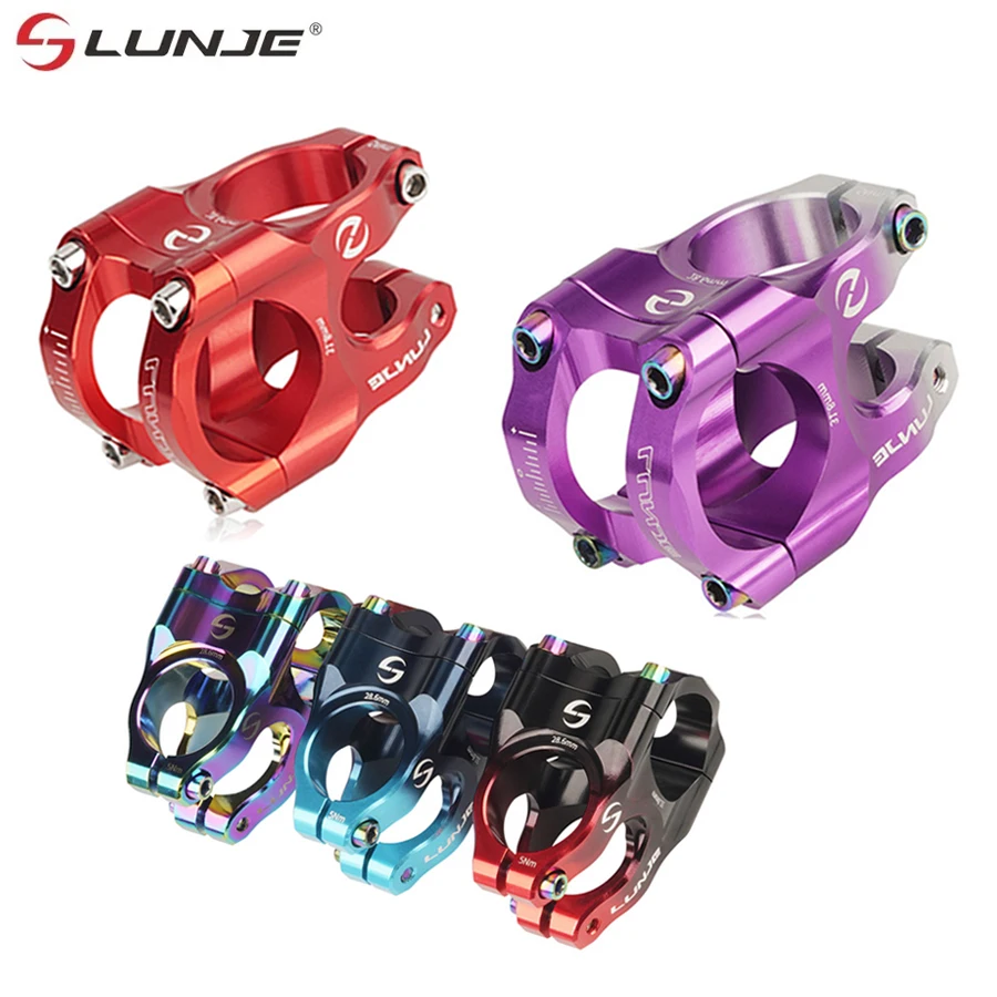 MTB Road Bike Stem CNC Ultralight Mountain Bicycle Short Handlebar Bridge Short Power 31.8*35mm High Strength Climbing Riser