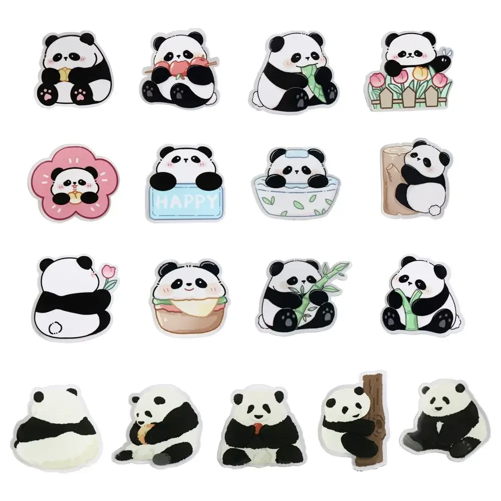 

Creative Panda Acrylic Panda Pin Bear Cartoon Flower Panda Brooch Cute Breastpin Animal Badge Party