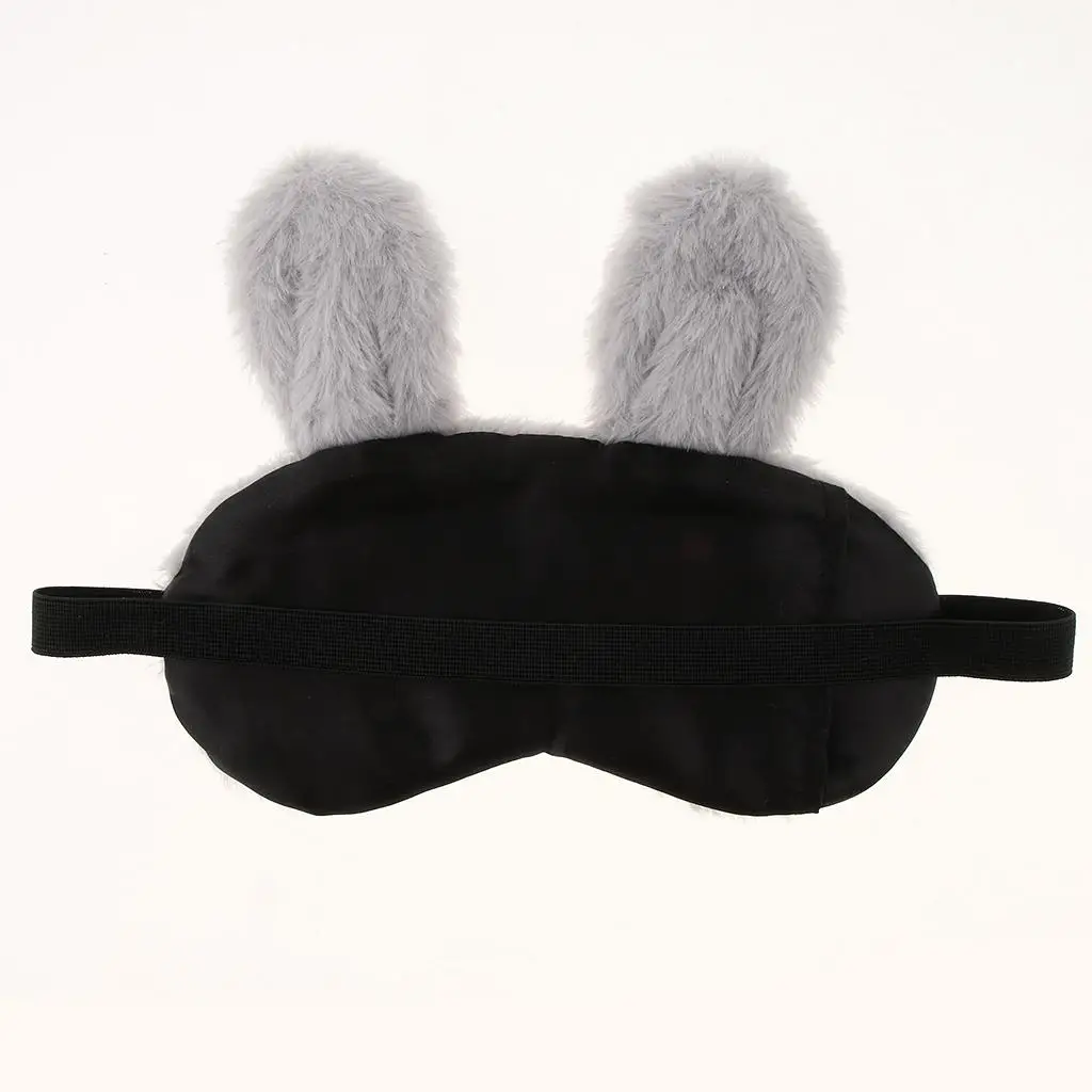 Bunny Plush Sleep Eye Mask Cotton Kids Blindfold Cute Animal Party Favor for Girls Travel Rest