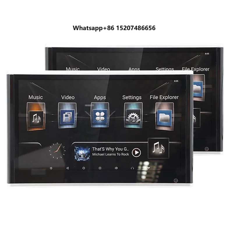 11.6'' Car Headrest Touch Screen Android 9.0 4K 1080P WIFI USB Tablet Movie Video Mp5 Player