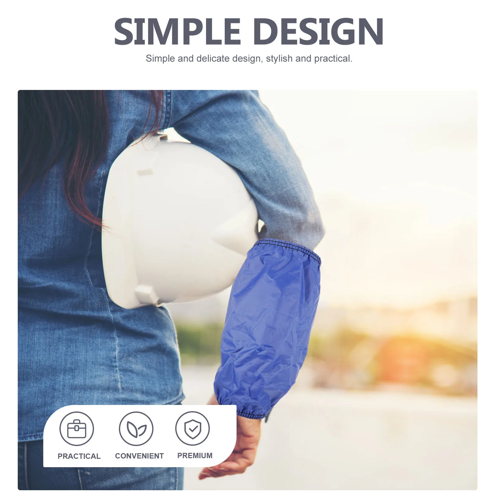 

1pcs 1 Pair Oil-Proof Arm Sleeves For Kitchen Cleaning Dish Washing Gardening Car Washing Painting Restaurant Work Oversleeves