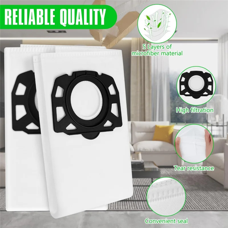 Filtri EAS per aspirapolvere Karcher, per aspirapolvere Karcher WD6 WD5 WD4 MV4 MV5 MV6 Karcher 2.863-005.0 parti di ricambio