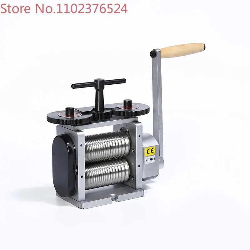 

Hard steel material 130mm hlaf round pressing hand tool jewelry wire rolling mill machine