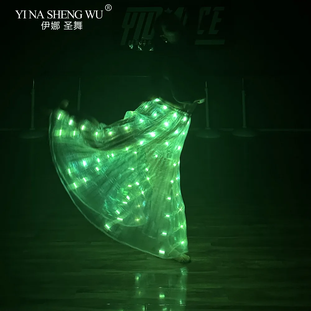 LED Buikdans Rok voor Volwassenen Prestatie Props 7-kleuren Dancewear Party Stage Kostuums Nachtclub Prestaties Accessoires