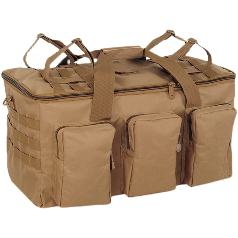 Bolsa táctica de lona para viaje, trekking, gimnasio y fin de semana - imagen 3